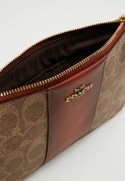 Cheap 🔥 Coach 🧥 COATED SMALL WRISTLET - Wallet - Tan Rust 💯 -Coach Sales f3e771199ffc4117b14805a7f8c6f02b