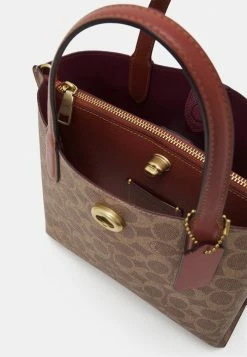 New 🔥 Coach SIGNATURE WILLOW TOTE - 👜 Handbag - Tan Rust ⭐ -Coach Sales f8b3337958a0450c8f0b0680ac55cccf