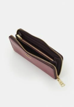Flash Sale 🛒 Coach SMOOTH SLIM ACCORDION ZIP - Wallet - Wine 🎉 -Coach Sales f91aa6dc350549f9b75c82e5e7117b53