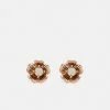 Deals 💯 Coach MINI TEA ROSE STUD - Earrings - Rose Gold-coloured ✔️