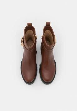 Wholesale 👏 Coach LACEY BOOTIE - Classic Ankle 🥾 Boots - Dark Saddle 🛒 -Coach Sales fa27b71522f94bcd858b90f2d80b41e0